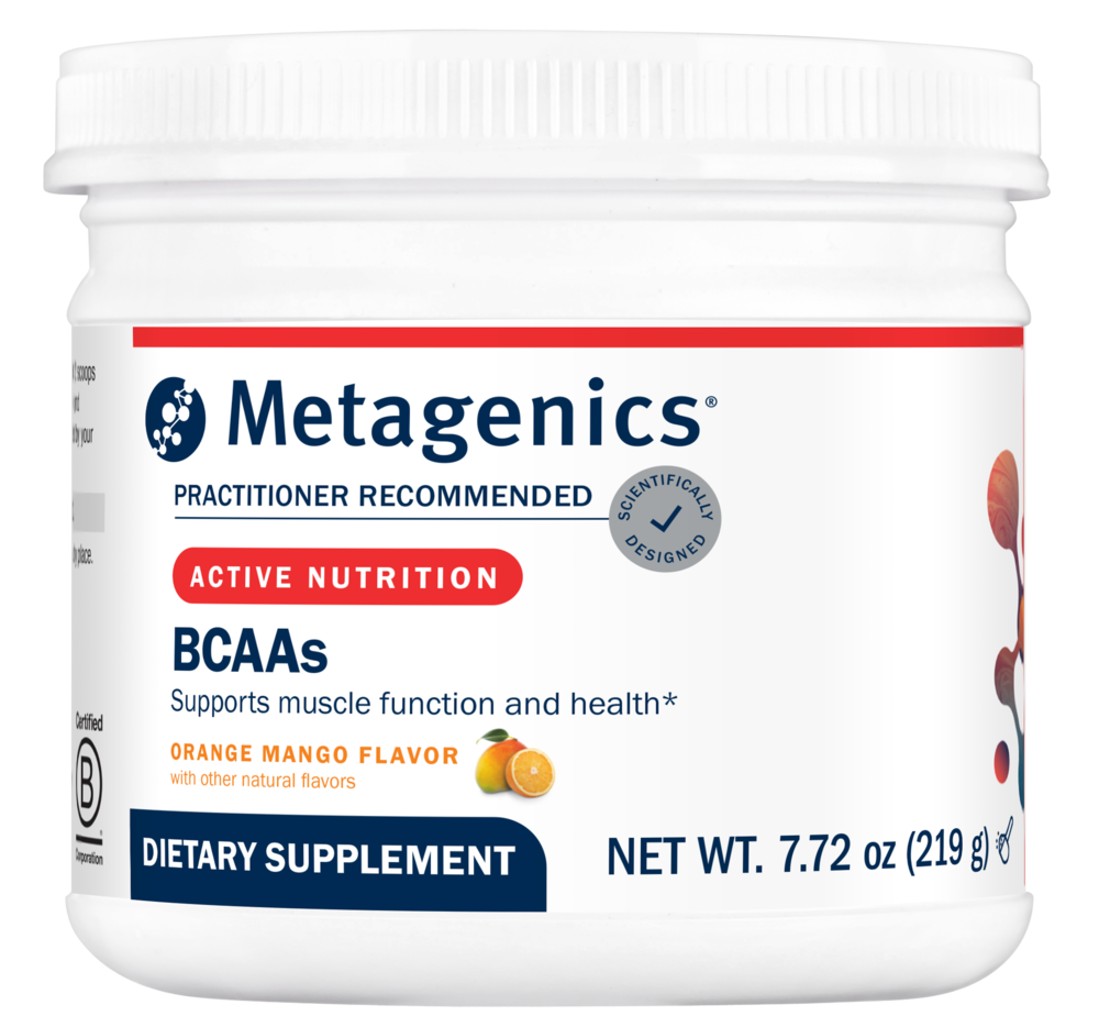 Metagenics BCAAs Orange Mango 219 gram - Support Muscle Recovery and Performance with Essential Amino Acids