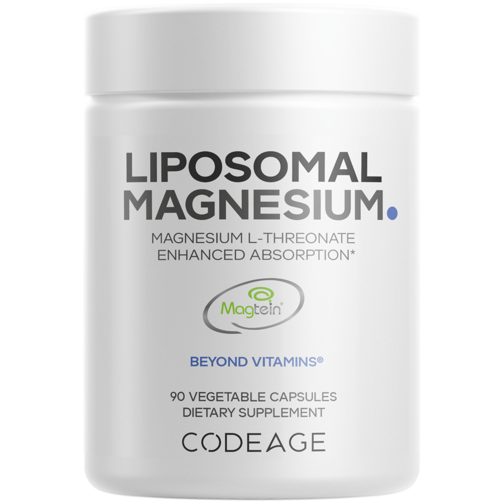 Codeage Liposomal Magnesium L-Threonate 90 capsule - Enhanced Magnesium Support for Cognitive Function and Relaxation