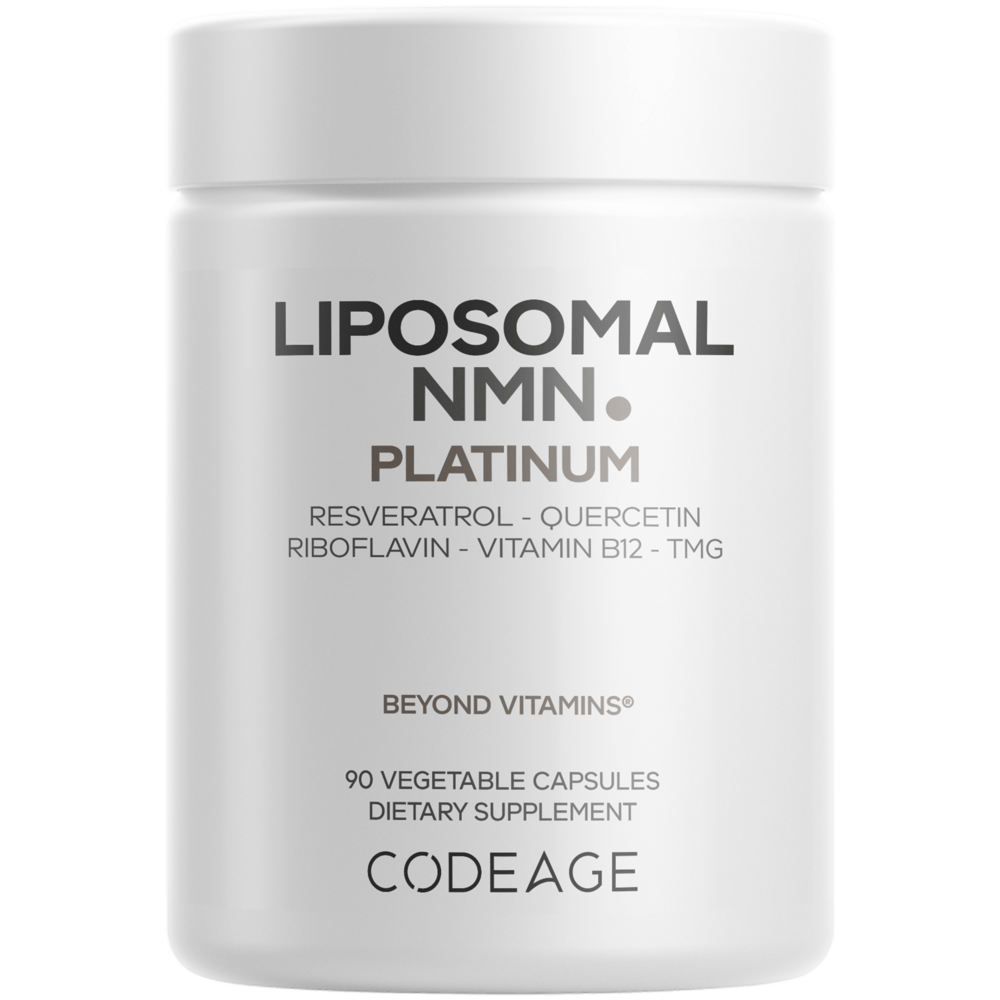 Codeage Liposomal NMN Platinum 90 capsule - Advanced Liposomal NMN for Cellular Energy and Healthy Aging