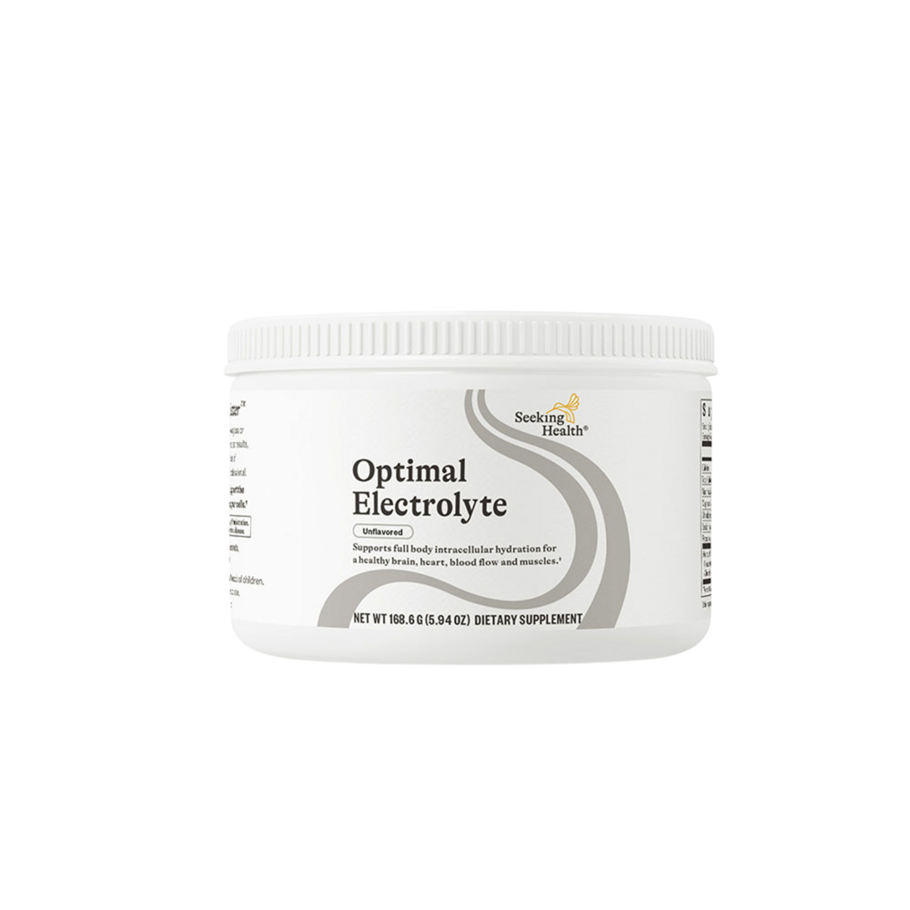Seeking Health Optimal Electrolyte Unflavored 168.6 gram - Essential Electrolyte Support for Optimal Hydration and Performance