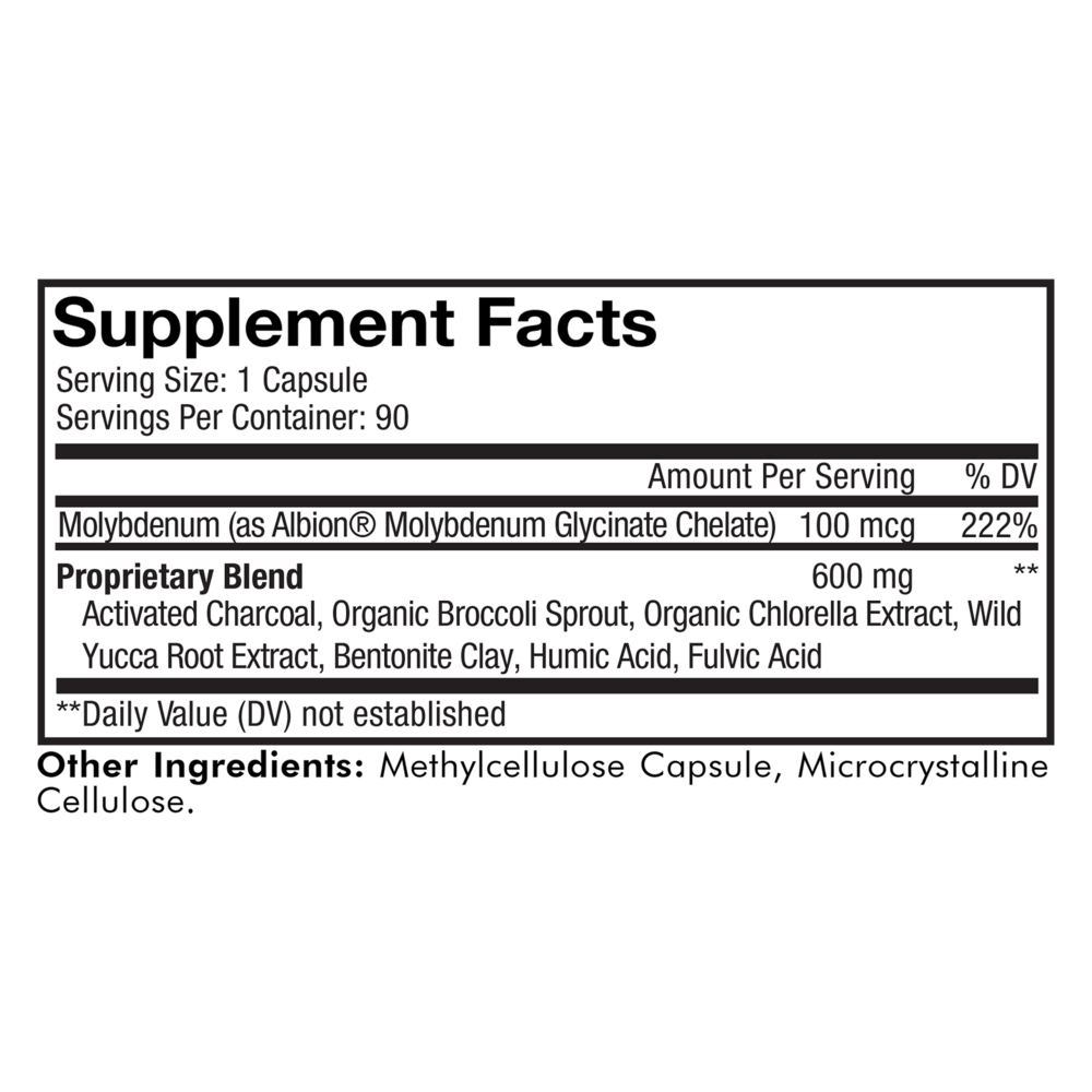 Codeage Full Spectrum Binder+ 90 capsule supplement facts label