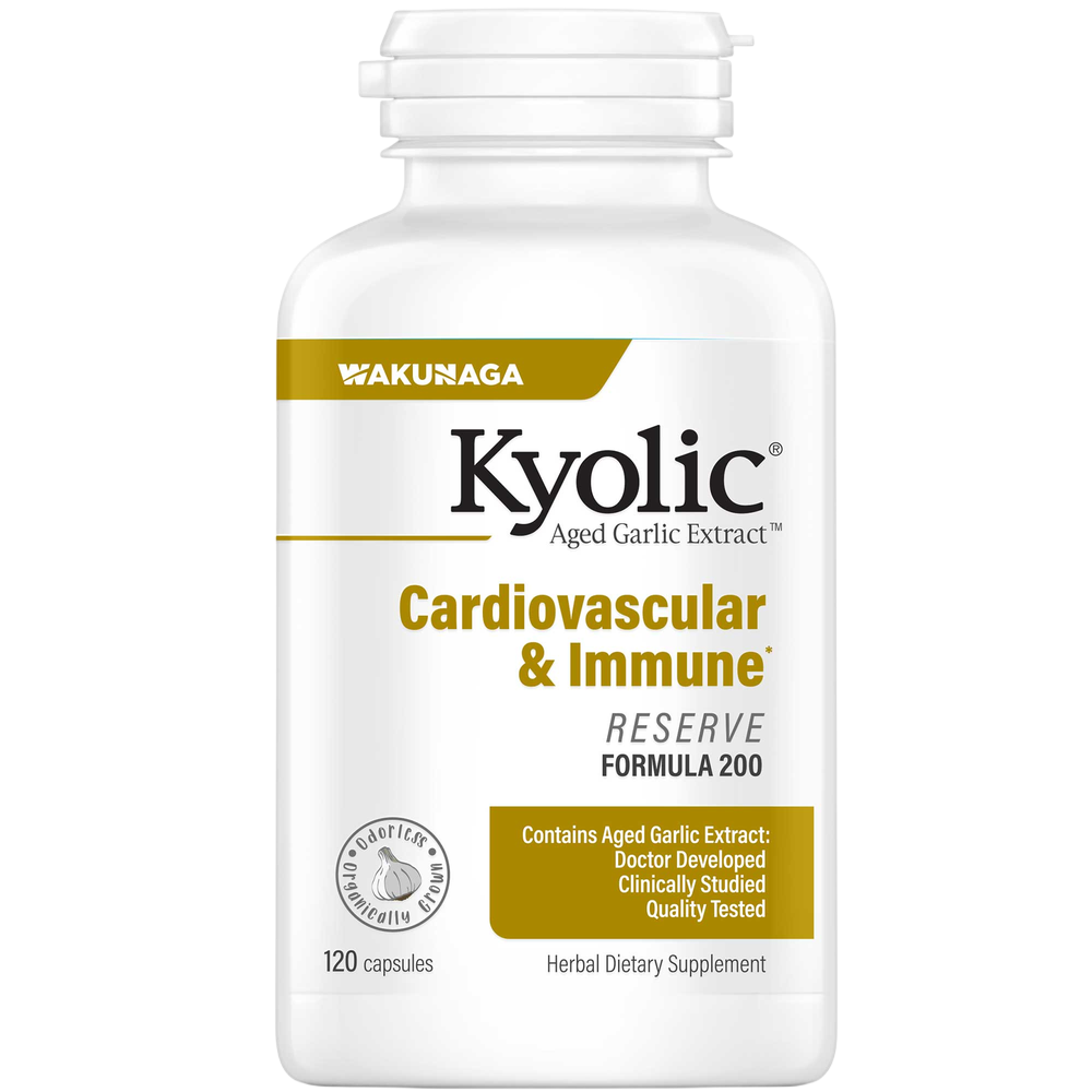 Kyolic Aged Garlic Extract Formula 200 - Cardiovascular & Immune, Reserve